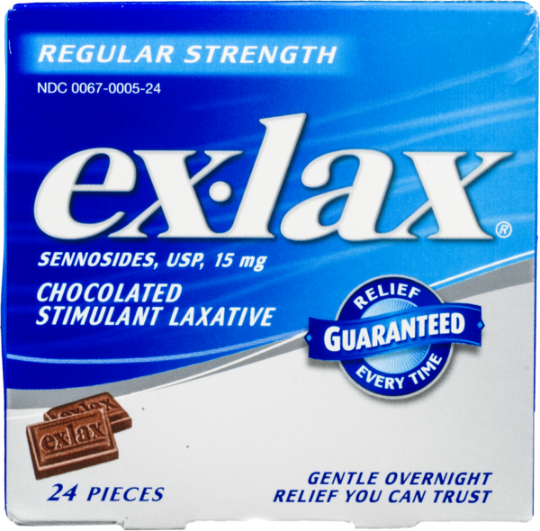 Exlacs Ex-Lax Chocolated Stimulant Laxative Regular Strength | Hy-Vee Aisles ...