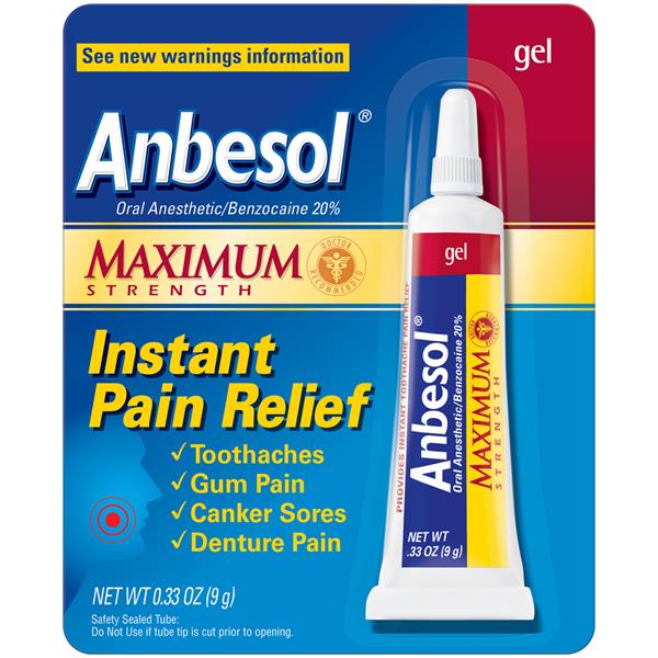 Anbesol Maximum Strength Oral Anesthetic Gel | Hy-Vee Aisles Online ...