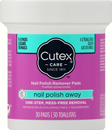 Cutex Nail Polish Away Remover Pads