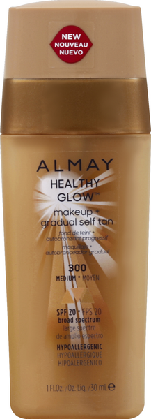 Almay Healthy Glow Maquillaje Gradual Autobronceador Medio