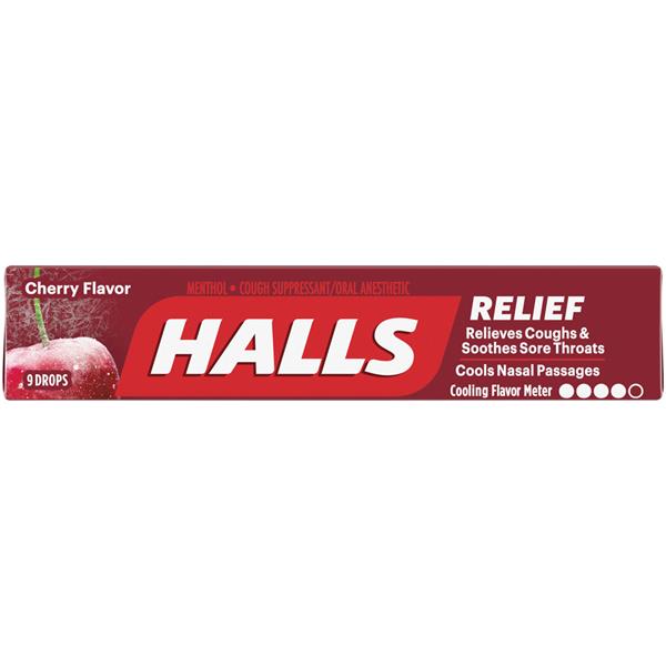 Halls Relief Cherry Cough & Sore Throat Drops HyVee Aisles Online