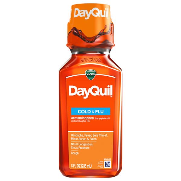 Vicks DayQuil Cold & Flu Relief Liquid HyVee Aisles Online Grocery