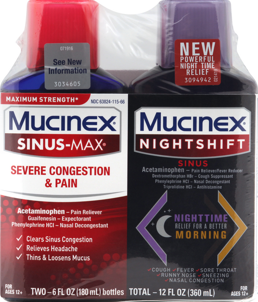 mucinex nightshift ingredients