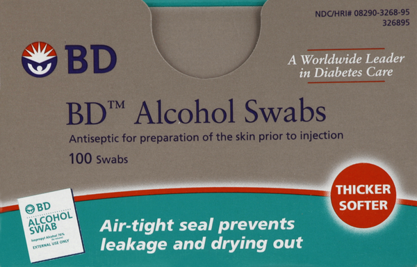 bd alcohol wipes