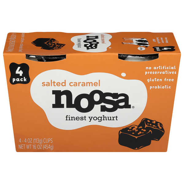 Noosa Finest Yoghurt Salted Caramel 4-4 Oz | Hy-Vee Aisles Online