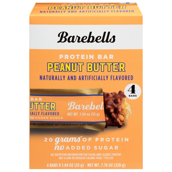 Barebells Peanut Butter Protein Bars, 4-1.94 oz | Hy-Vee Aisles Online ...
