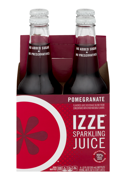 IZZE Sparkling Juice, Pomegranate 4Pk | Hy-Vee Aisles Online IZZE Sparkling Juice, Pomegranate 4Pk | Hy-Vee Aisles Online