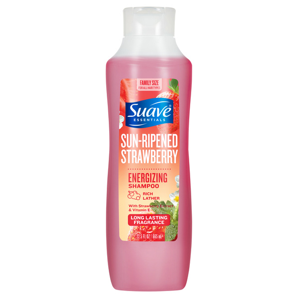 Suave Sun-Ripened Strawberry Energizing Shampoo | Hy-Vee Aisles