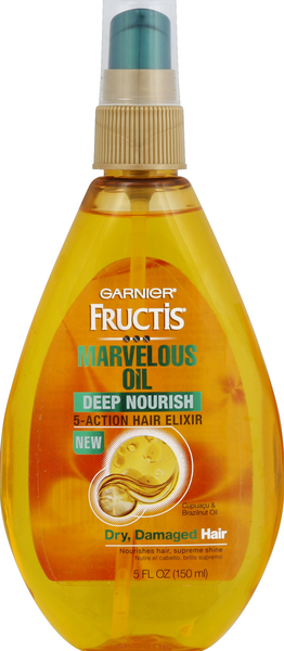 Garnier Fructis Marvelous Oil Deep Nourish For Dry, Damaged Hair | Hy-Vee  Aisles Online Grocery Shopping