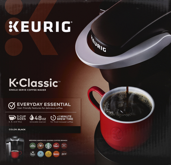 Keurig K50 Classic Coffee Maker BlackSilver - Office Depot