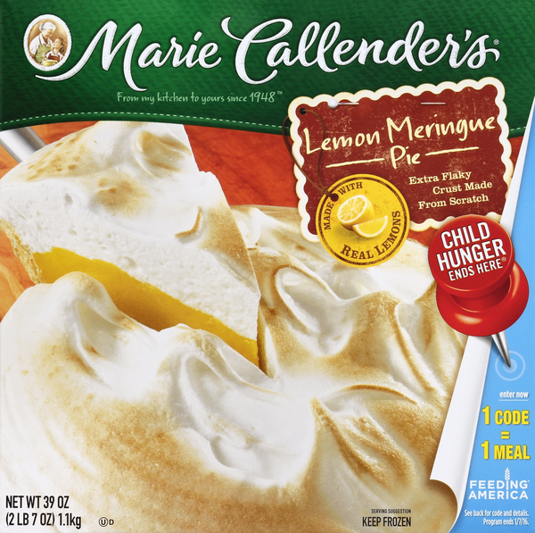 Marie Callender's Lemon Meringue Pie | Hy-Vee Aisles ...