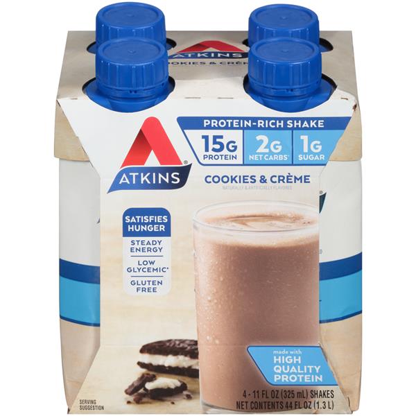 Atkins Cookies & Creme Protein Rich Shakes 4Pk HyVee Aisles Online
