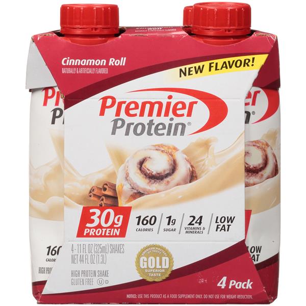 Premier Protein Cinnamon Roll High Protein Shake 4Pk HyVee Aisles