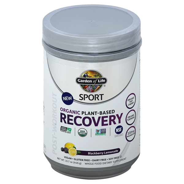 Garden of Life Sport Organic Plant Based Recovery PostWorkout Powder