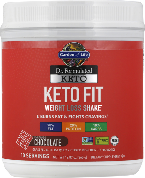 Garden of Life Keto Fit Chocolate Powder | Hy-Vee Aisles Online