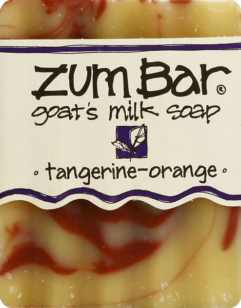 Zum Bar Soap, Goat's Milk, Tangerine-Orange - 3 oz