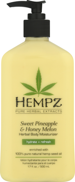 hemp pineapple lotion