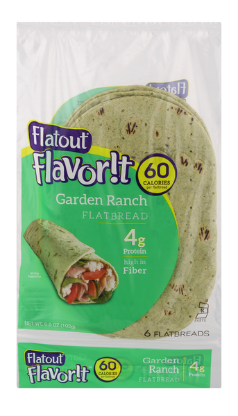 Turkey Ranch Flatbread Wrap - Flatoutbread