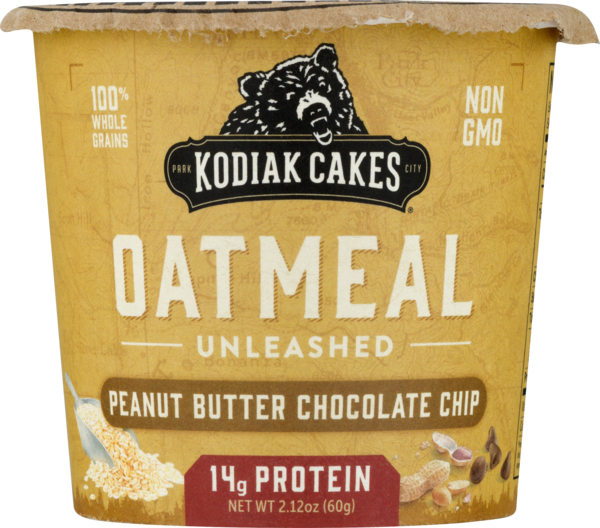 Kodiak Cakes Unleashed Oatmeal, Cinnamon - 2.12 oz