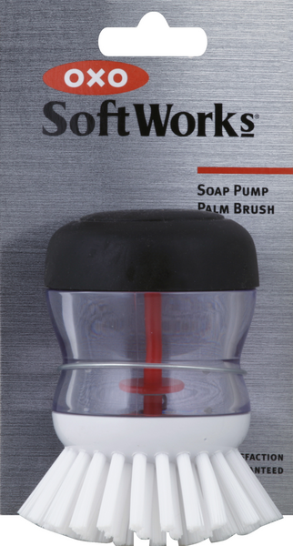 OXO Softworks Soap Pump Palm Brush  Hy-Vee Aisles Online Grocery Shopping