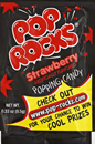 Pop Rocks Strawberry Popping Candy