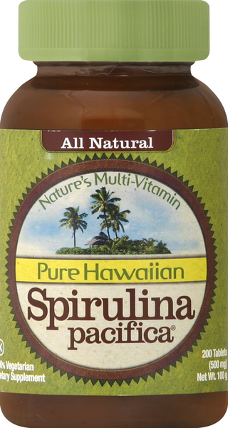Nutrex Hawaii Pure Hawaiian Spirulina Pacifica - 500 mg Tablets