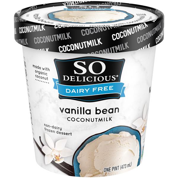 So Delicious Dairy Free Coconut Milk Vanilla Bean Frozen Dessert | Hy-Vee Aisles Online Grocery Shopping