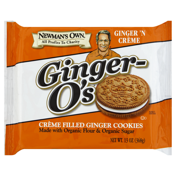 Newman's Own Organic Ginger-O's Ginger 'N Creme Filled Ginger