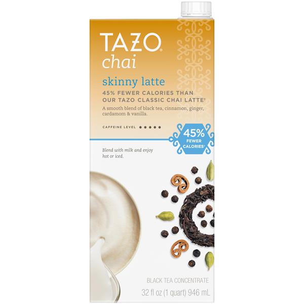 Tazo Chai Skinny Latte Black Tea Concentrate HyVee Aisles Online