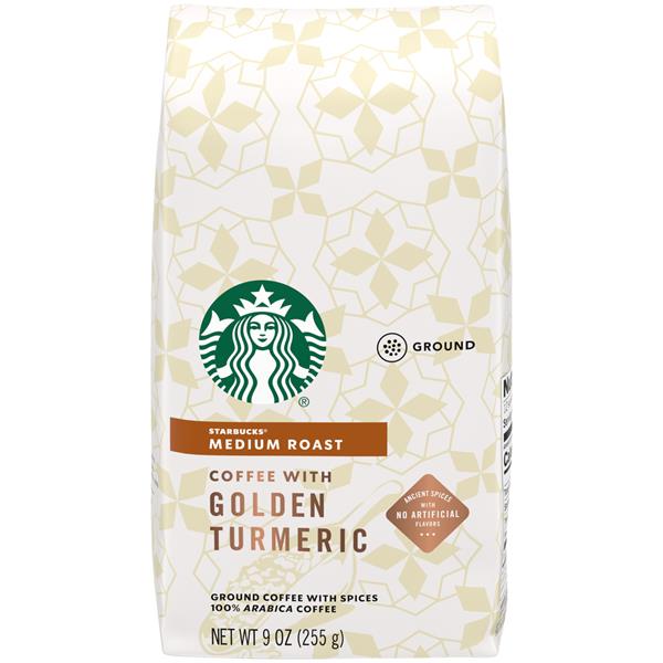 Starbucks Medium Roast Ground Coffee with Golden Turmeric | Hy-Vee Aisles Online Grocery Shopping