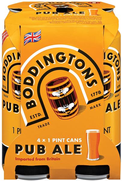 Boddingtons Pub Ale Beer 4 Pack Hy Vee Aisles Online Grocery