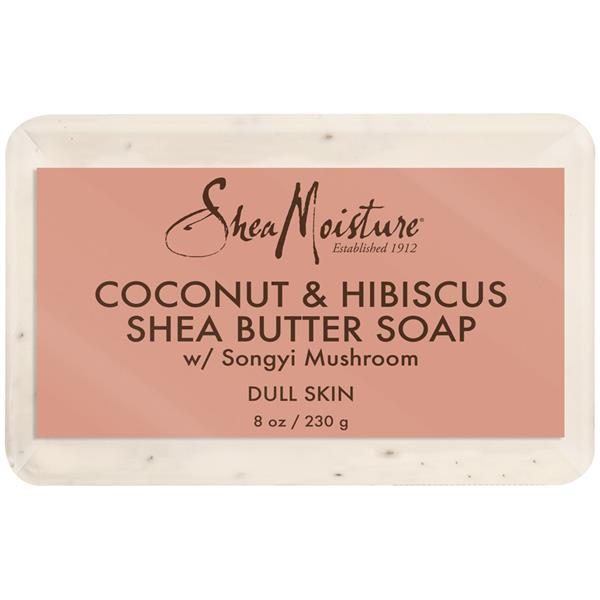 shea moisture coconut and hibiscus bar soap