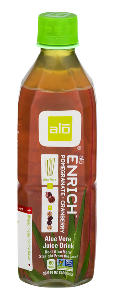 Alo Aloe Vera Juice Drink Pomegranate + Cranberry | Hy-Vee Aisles Online  Grocery Shopping
