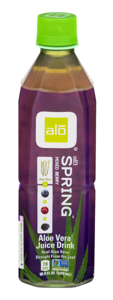 Alo Spring Aloe Vera Juice Drink 16.9 fl oz | Hy-Vee Aisles Online Grocery  Shopping