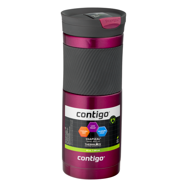 Contigo 20 oz. Byron SnapSeal Stainless Steel Insulated Travel Mug -  Vivacious 