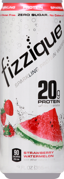 Fizzique Protein Water, Sparkling, Strawberry Watermelon | Hy-Vee