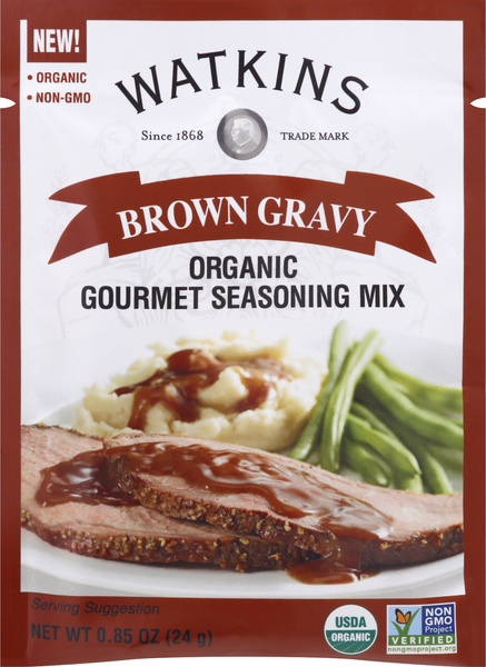 Watkins Seasoning Mix, Organic, Au Jus Gravy, Gourmet - 1.0 oz