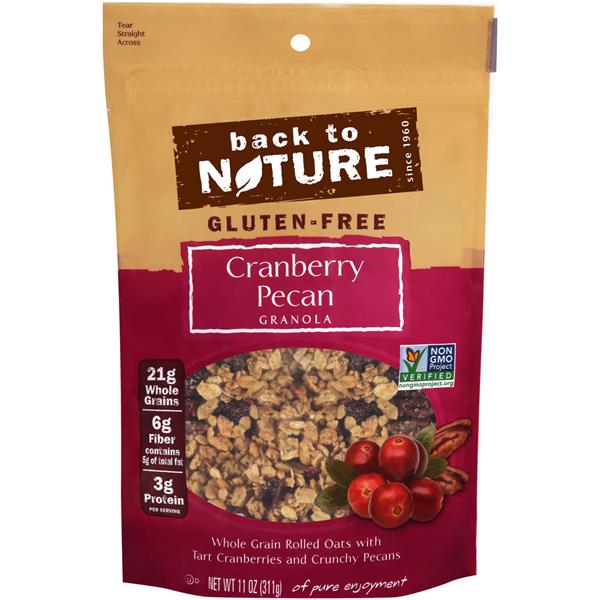 Back To Nature Cranberry Pecan Granola Hy Vee Aisles Online Grocery Shopping