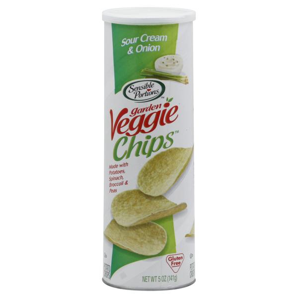 Sensible Portions Garden Veggie Chips Sour Cream & Onion Potato Crisps