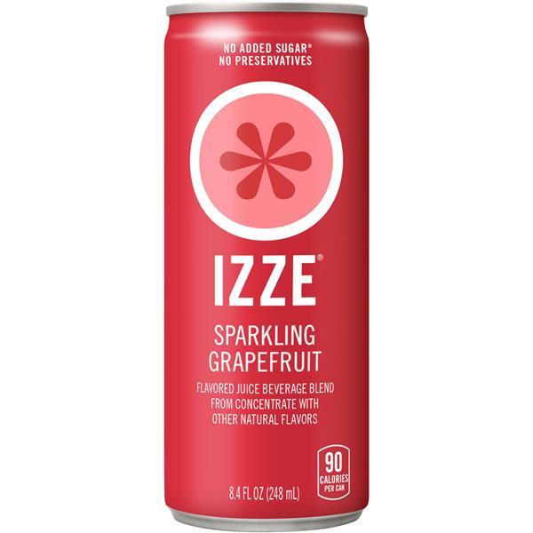 IZZE Sparkling Grapefruit Juice Can HyVee Aisles Online Grocery Shopping