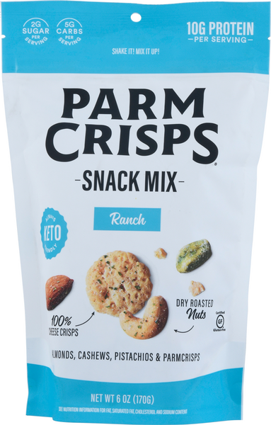 Parm Crisps Ranch Snack Mix, Keto | Hy-Vee Aisles Online Grocery Shopping