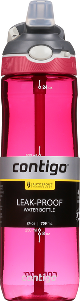 Contigo Autospout Ashland Water Bottle 720ml Straw Water Bottle Sangria