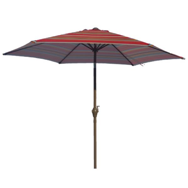 9 x 15 ft steel market patio umbrella in brown OLIXIS 9ft with Tilt and Crank Button & 8 Sturdy Ribs Waterproof, Feet Patio Table Umbrella Perfect for Poolside, Terrace, Beach and Outdoor Restaurant, : Patio UV LEDs sided market umbrella provides Color:Black Gold Cantilever Patio Umbrellas with