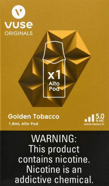 vuse pods golden tobacco Vuse Alto Golden Spark Tobacco Pods