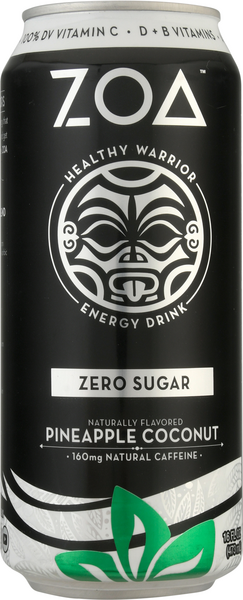 セール 国内 Drink, Energy Zoa Zero Hy-Vee | Coconut Pineapple Sugar, ギター