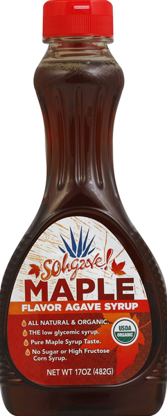 Sohgave Low-Glycemic All-Natural Agave Syrup Maple Flavor | Hy-Vee ...