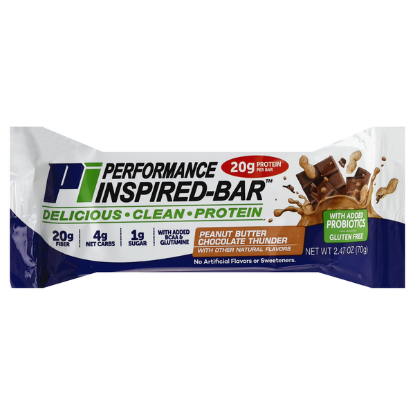 Performance Inspired Peanut Butter Chocolate Thunder Bar HyVee