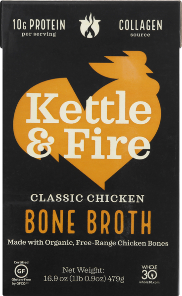 Kettle Fire Chicken Bone Broth Hy Vee Aisles Online Grocery Shopping