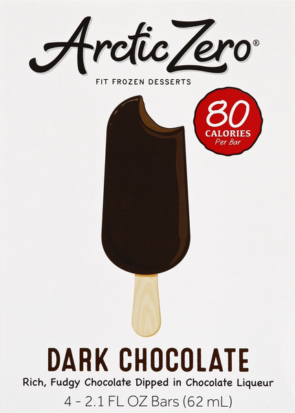 Arctic Zero Frozen Desserts, Fit, Dark Chocolate 4-2.1 Fl Oz | Hy