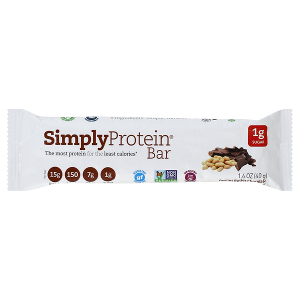 Simply Protein Protein Bar, Peanut Butter Chocolate